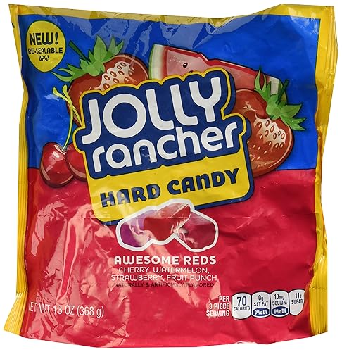 Jolly Rancher Awesome Reds Hard Candy Resalable Bag 368 g