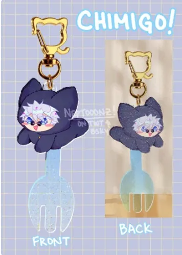 Chimgo gojo keychain to match with bestie