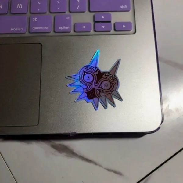 Majora's Mask the Legend of Zelda Holographic Sticker | Etsy