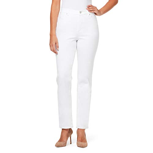 Gloria Vanderbilt Women's Classic Tapered Amanda Jeans - Standard - 10 Short - Vintage White