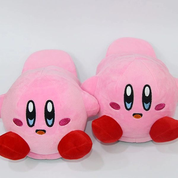 Cute Kirby House Slippers Kirby Slippers Gift for Kirby Lovers