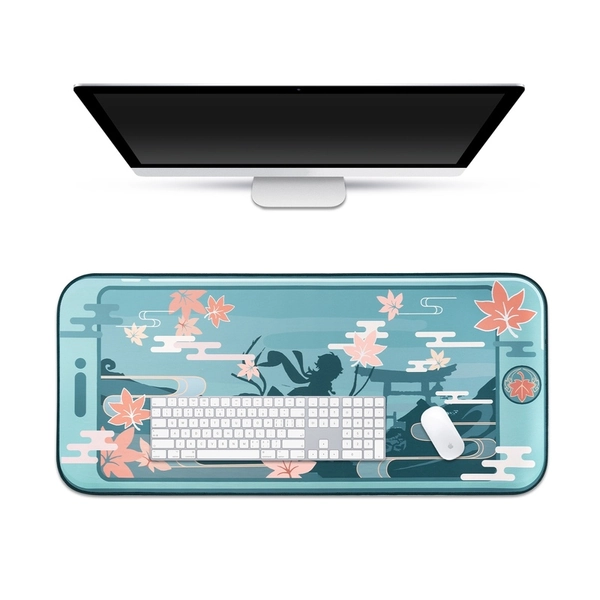 Kazuha Large Mouse Pad Genshin Impact Desk Mat Kaedehara Kazuha Genshin Decor