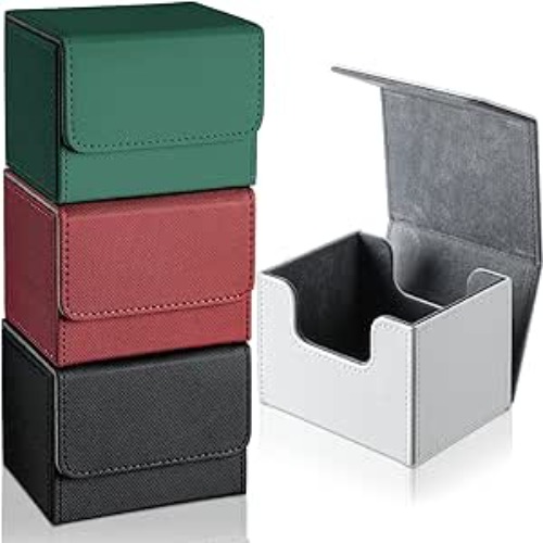 4 Piece Leather Deck Boxes
