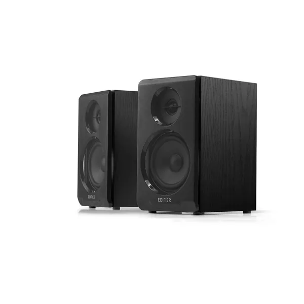 Edifier R33BT Active Bluetooth Computer Speakers - 2.0 Bookshelf Speaker - Powered Studio Monitor, Black - Pair - 