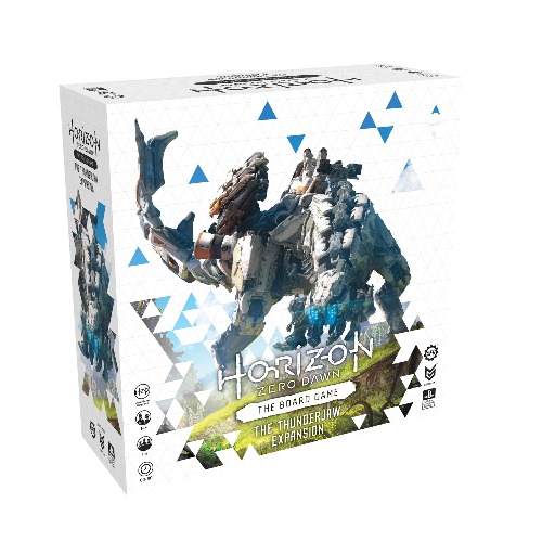 Horizon Zero Dawn Board Game - Thunderjaw Expansion, 13 Tracking Deck Cards, Thunderjaw Board, Rulebook. Expansion for Horizon Zero Dawn : The Board Game