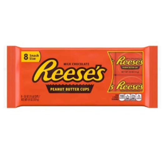 Reese's リーズ ピーナッツバター スナックサイズ カップ 8個 Peanut Butter Snack Size Cups - 8ct 海外直送 [並行輸入品]