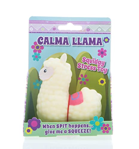 Boxer Gifts Calma Llama Stress Relief Toy | Unique Stress Balls for Adults & Teenagers - Animal Squishy Fidget Toys for Anxiety - Cool Desk Accessories | Cute Stocking Stuffer Llama Gifts