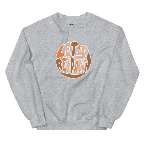 Let's Respawn | Unisex Sweatshirt - Sport Grey / S