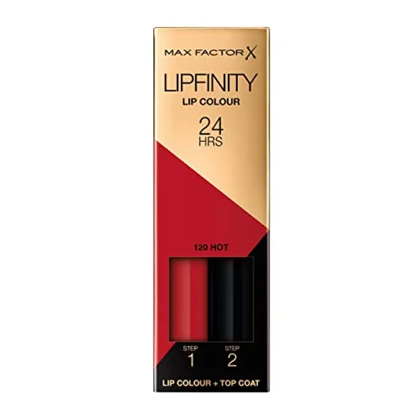 Max Factor Lipfinity 120 Hot, 1er Pack (2 x 2 ml)
