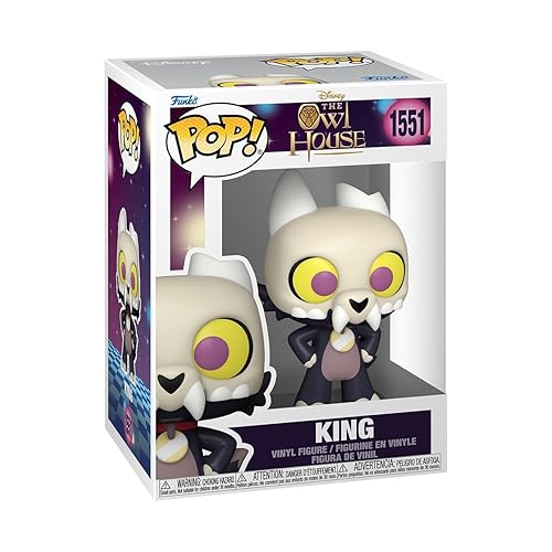 Funko POP Disney: The Owl House - King Clawthorne - 1/6 Odds for Rare Chase Variant - The Owl House - Collectable Vinyl Figure - Gift Idea - Official Merchandise - for Kids & Adults - TV Fans