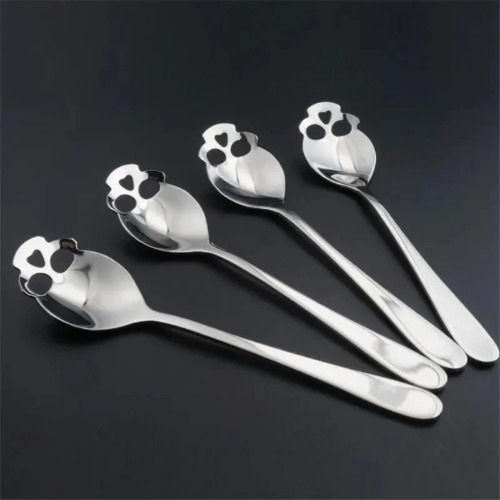 Skull Stainless Steel Spoon Set - Stainless Steel