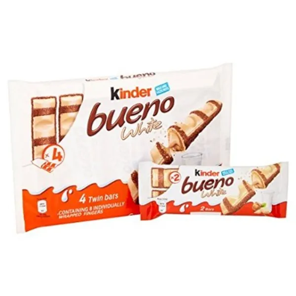 Kinder Bueno White 4 Pack 4 x 39g