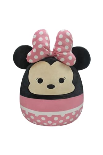 Squishmallows Official Kellytoy Plush 14" Minnie Mouse - Disney Ultrasoft Stuffed Animal Plush Toy - Pink Minnie Mouse