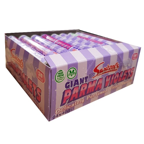 Parma Violets - Giant Sweets - Swizzels Matlow Candy 40 g (förpackning med 24)