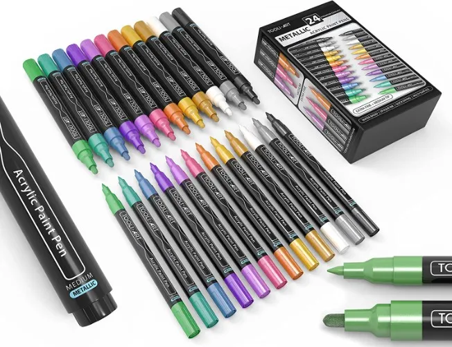 Metallic Acrylic Paint Markers
