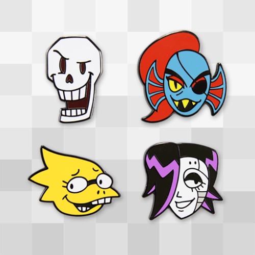 UNDERTALE - Character Pins Set 2 | Default Title