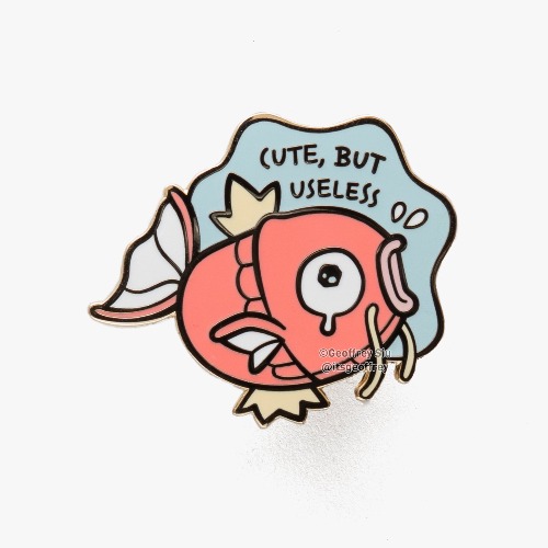 Cute, But Useless Magikarp Hard Enamel Pin | Default Title