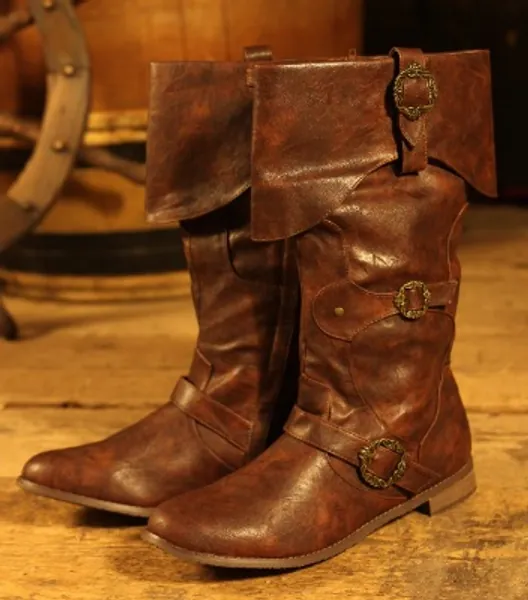 Brown Pirate Boots
