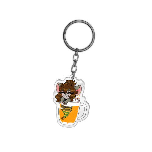 RainatheMouse Drink Up Keychain | Default Title