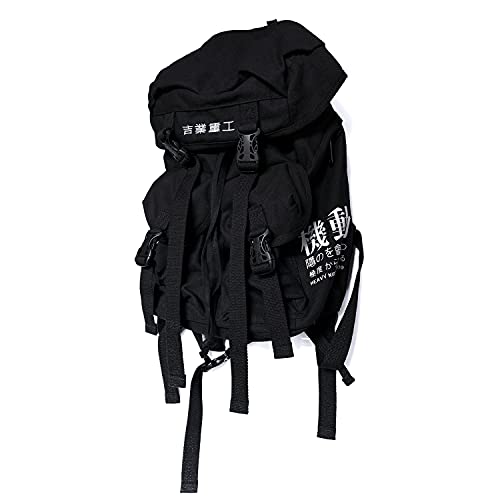MFCT Men's Techwear Backpack Japanese Bag - Black
