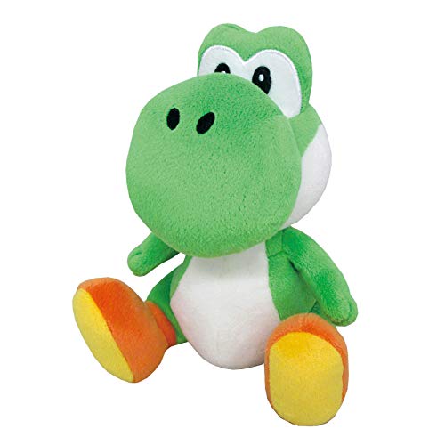 Little Buddy Super Mario All Star Collection 1416 Yoshi Stuffed Plush, 8",Multi-colored - Plush