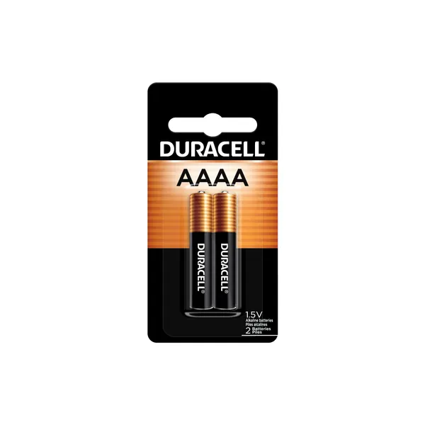 Duracell AAAA 1.5V Ultra Photo Alkaline Batteries, 2 Count Pack, AAAA 1.5 Volt Alkaline -Battery, Long-Lasting for -Cameras, Glucose and Blood Monitors, and More - 