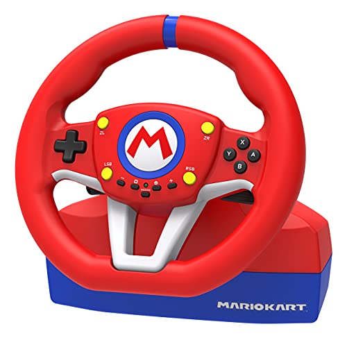 Hori Nintendo Switch Mario Kart Racing Wheel Pro Mini By - Officially Licensed By Nintendo - Mario Kart