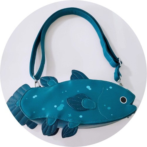Fish Crossbody Bags - Coelacanth