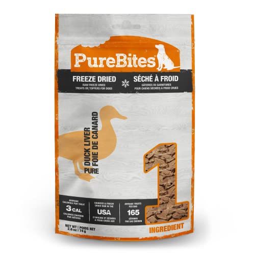 Purebites Duck for Dogs, 2.6Oz / 74G - Mid Size