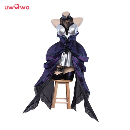 [Last Batch] 【In Stock】Uwowo Game LOL Withered Rose Syndra Cosplay Plus Size Costume - 【Pre-sale】Set B(Bustle)