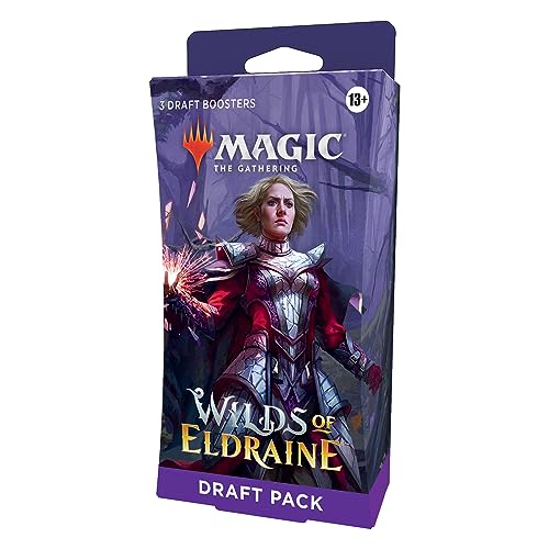 Magic: The Gathering Wilds of Eldraine 3-Booster Draft Pack (45 Magic Cards) - Draft Booster 3 Pack