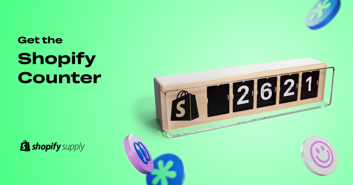 Shop the Shopify Counter