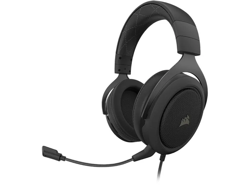Corsair HS60 PRO SURROUND 3.5mm Connector Circumaural Gaming Headset, Carbon