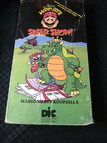 Super Mario Bros. Super Show  "Mario Meets Koopzilla" Used (VHS, 1989)