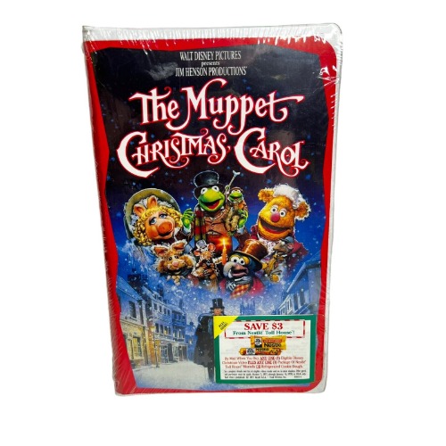 The Muppet Christmas Carol (VHS, 1993) Jim Henson New Sealed