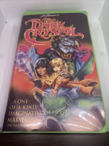 The Dark Crystal (VHS, 1994) Jim Henson Green Clam Shell 