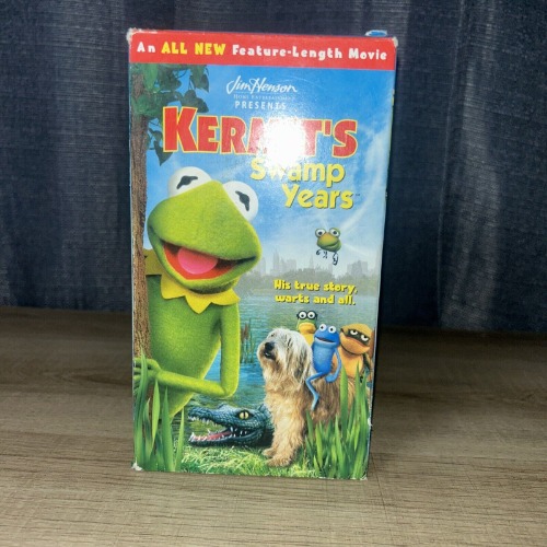 Kermit's Swamp Years - VHS 2002 Movie - Jim Henson Muppets Family Fun - Works!