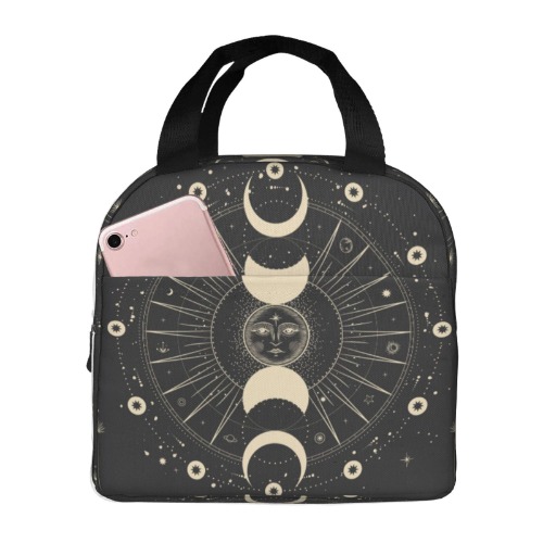 Moon Phases Reusable Insulated Lunch Bags