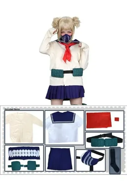 Amazon.com: Miccostumes Women's Full Set Anime JK School Uniform Cosplay Costume Outfit (1X-2X) : Clothing, Shoes & Jewelry