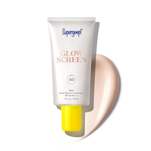 Supergoop! Glowscreen SPF 40, Dawn (Pink Pearl Glow) - 1.7 fl oz - Glowy Primer + Broad Spectrum Sunscreen - Helps Filter Blue Light - Boosts Hydration with Hyaluronic Acid, Vitamin B5 & Niacinamide - 1.7 Fl Oz (Pack of 1) - Dawn