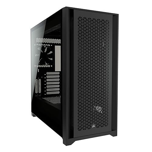 Corsair 5000D Airflow Tempered Glass Mid-Tower ATX PC Case - Black - Black