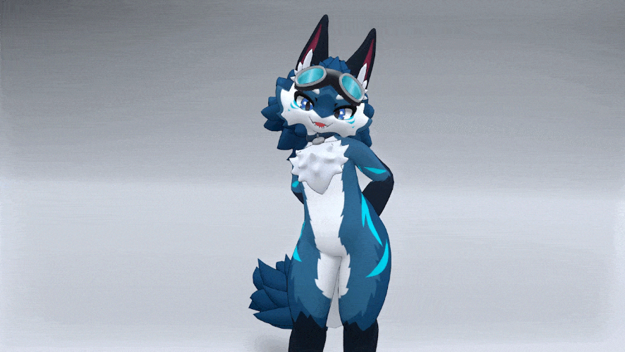 Chibi Mini Novabeast - Kemono VRChat Furry Model/Avatar