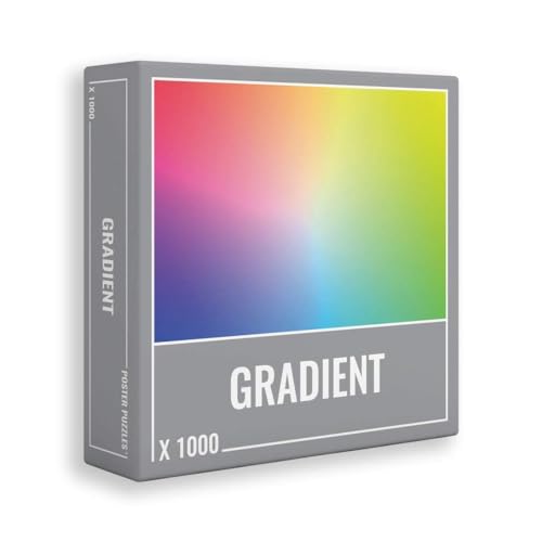 Cloudberries Gradient Puzzle: Hard 1000 Piece Jigsaw Puzzles for Adults, Rainbow Puzzle with Fun Color Gradient, 1000 Piece Jigsaw Puzzles (Gradient 1000) - Gradient 1000