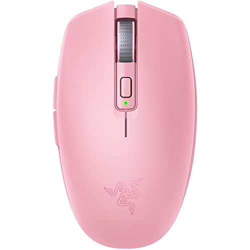 Razer Orochi V2 Mobile Wireless Gaming Mouse: Ultra Lightweight - 2 Wireless Modes - Up to 950 Hr Battery Life - Mechanical Mouse Switches - 5G Advanced 18K DPI Optical Sensor - Quartz Pink - Quartz Pink - Mouse