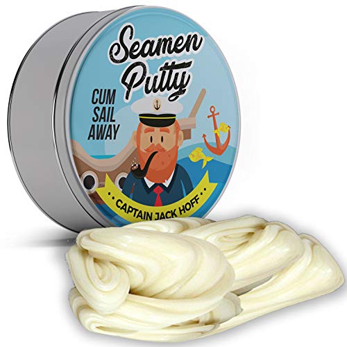 Seamen Stress Relief Putty - Funny Fidget Putty for Men - Tension Relief Formula - Glow in The Dark - Captain Jack Hoffs