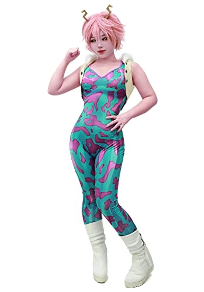 C-ZOFEK US Women's Bodysuit Cosplay Costume 3D Printed Jumpsuit With Tank Halloween Costumes