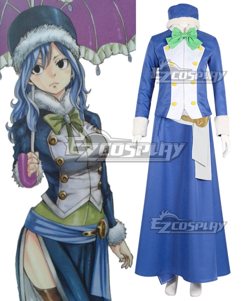 Fairy Tail Season 3 Juvia Lockser Cosplay Costume
