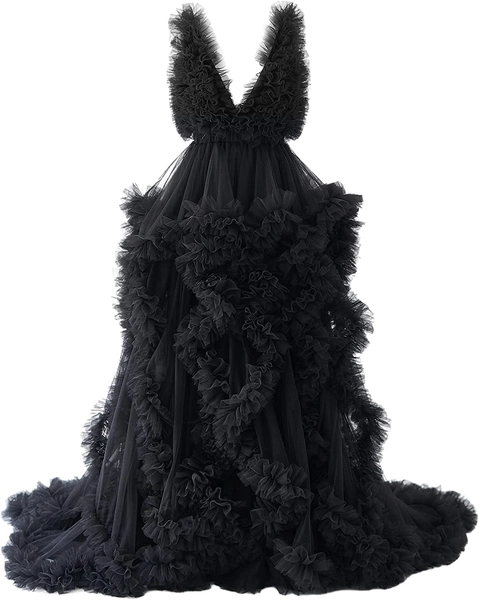 Long pleated dresses ladies photo shoot custom maternity dresses