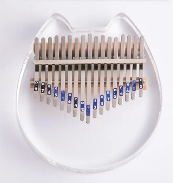 Crystal Acylic Clear Kalimba 17 Keys Thumb Piano 17key Kalimba Thumb Piano Lovely birthday present gift