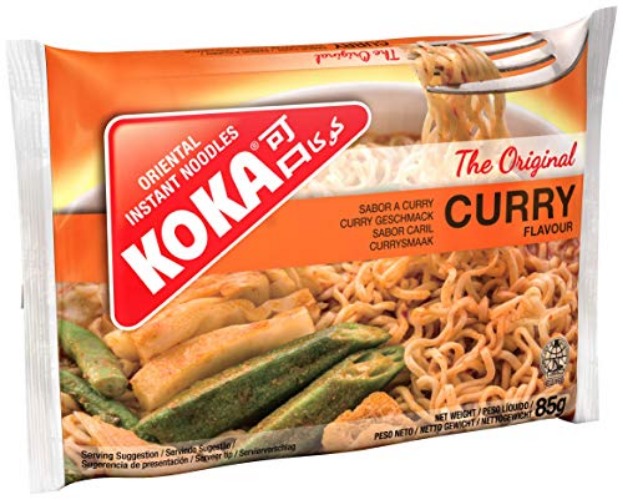 Koka Original Curry Flavour Oriental Style Instant Noodles 30 Packets of 85 g - Original Curry - 85 g (Pack of 30)